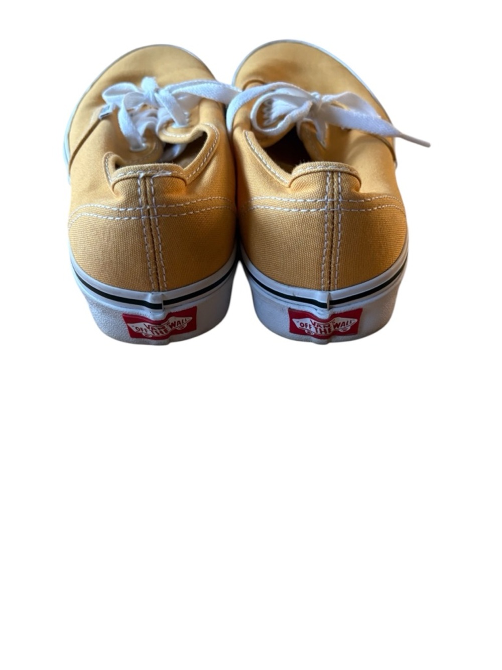 Vans Yellow Canvas Sneakers with White Insole and Black Logo - Picture 3 of 8